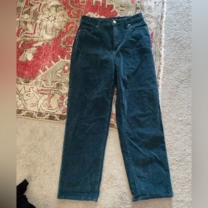 Universal Thread Corduroy Green wide Straight Leg Pants